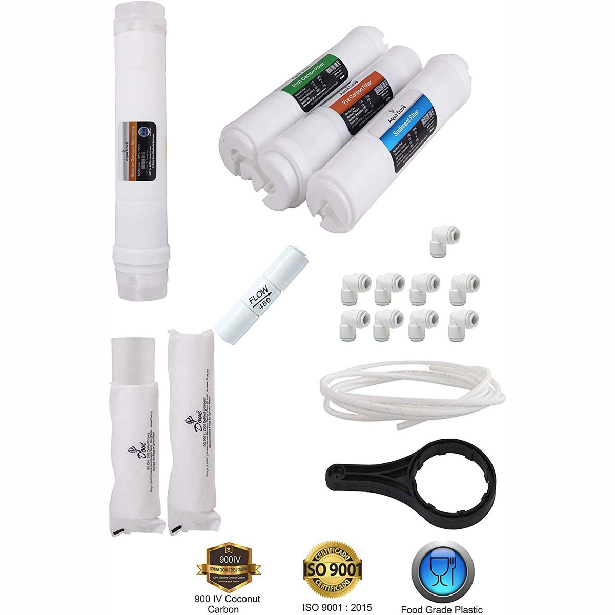 Aquadove RO Filter Complete Service Kit for All Kind of RO Purifier ...